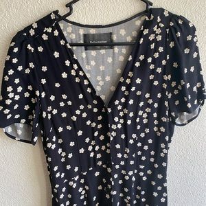 Reformation floral jumpsuit
